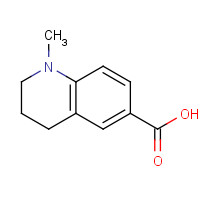 162648-46-6 1-METHYL-1,2,3,4-TETRAHYDRO-QUINOLINE-6-CARBOXYLIC ACID chemical structure