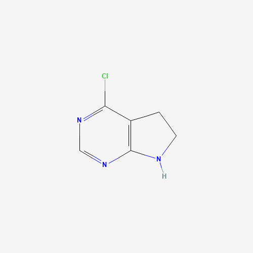 16372-08-0 4-chloro-6,7-dihydro-5H-pyrrolo[2,3-d]pyrimidine chemical structure