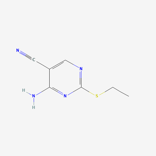 16462-29-6 4-AMINO-2-ETHYLSULFANYL-PYRIMIDINE-5-CARBONITRILE chemical structure