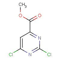 16492-28-7 METHYL 2,4-DICHLOROPYRIMIDINE-6-CARBOXYLATE chemical structure