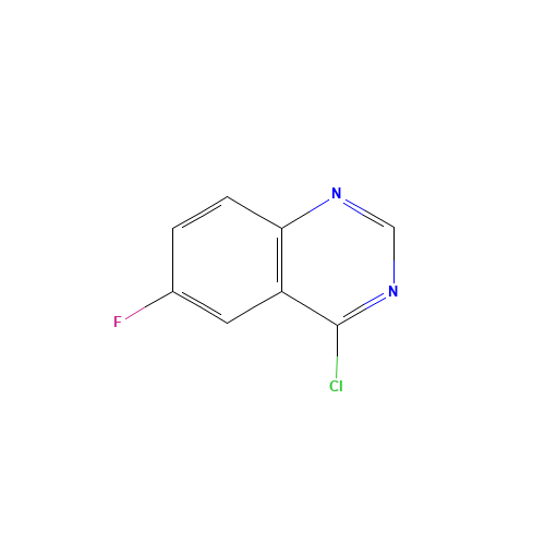 16499-61-9 4-CHLORO-6-FLUOROQUINAZOLINE chemical structure