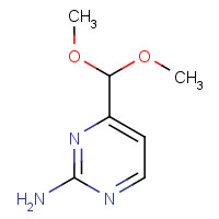 165807-05-6 4-DIMETHOXYMETHYLPYRIMIDIN-2-YLAMINE chemical structure