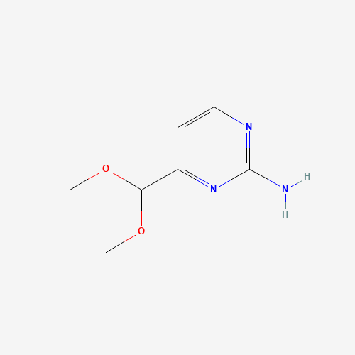 165807-05-6 4-DIMETHOXYMETHYLPYRIMIDIN-2-YLAMINE chemical structure