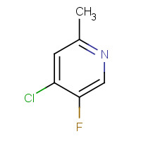 169750-95-2 4-Chloro-5-fluoro-2-methylpyridine chemical structure