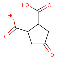1703-61-3 4-oxocyclopentane-1,2-dicarboxylic acid chemical structure