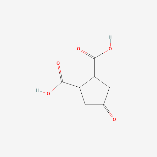 1703-61-3 4-oxocyclopentane-1,2-dicarboxylic acid chemical structure