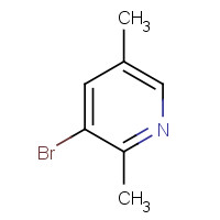 17117-19-0 3-Bromo-2,5-lutidine chemical structure