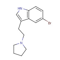 17274-68-9 5-BROMO-3-[2-(1-PYRROLIDINYL)ETHYL]-1H-INDOLE chemical structure