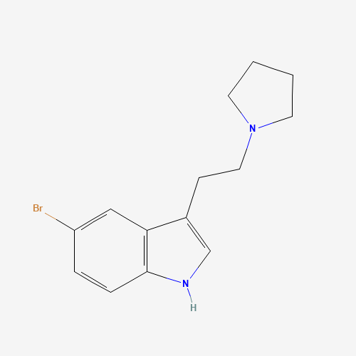 17274-68-9 5-BROMO-3-[2-(1-PYRROLIDINYL)ETHYL]-1H-INDOLE chemical structure