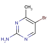 17321-93-6 2-Amino-4-methyl-5-bromopyrimidine chemical structure