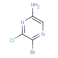 173253-42-4 5-BROMO-6-CHLOROPYRAZIN-2-AMINE chemical structure