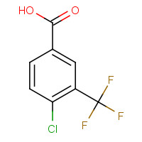 1737-36-6 4-CHLORO-3-(TRIFLUOROMETHYL)BENZOIC ACID chemical structure