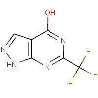 1780-79-6 6-(Trifluoromethyl)-1H-pyrazolo[3,4-d]pyrimidin-4-ol chemical structure