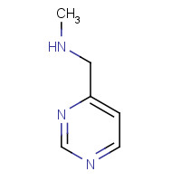 179873-38-2 4-Pyrimidinemethanamine,N-methyl-(9CI) chemical structure