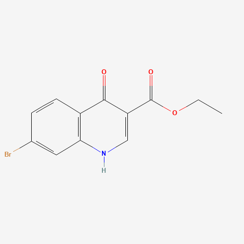 179943-57-8 7-BROMO-4-OXO-1,4-DIHYDRO-QUINOLINE-3-CARBOXYLIC ACID ETHYL ESTER chemical structure