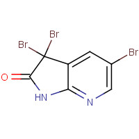183208-32-4 3,3,5-Tribromo-1H-pyrrolo[2,3-b]pyridin-2(3H)-one chemical structure