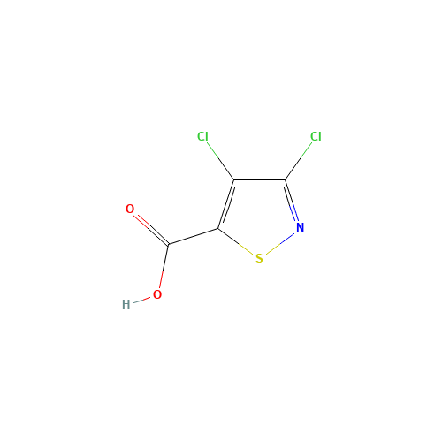 18480-53-0 3,4-DICHLOROISOTHIAZOLE-5-CARBOXYLIC ACID chemical structure