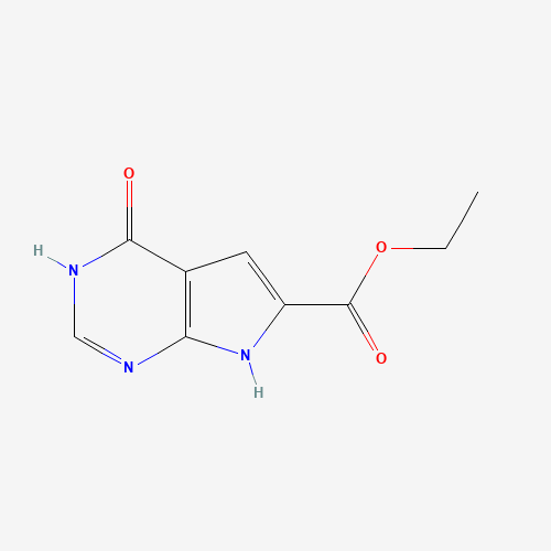 187724-99-8 ethyl 4-hydroxy-7H-pyrrolo[2,3-d]pyrimidine-6-carboxylate chemical structure