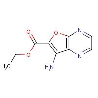 187732-95-2 Furo[2,3-b]pyrazine-6-carboxylic acid,7-amino-,ethyl ester (9CI) chemical structure