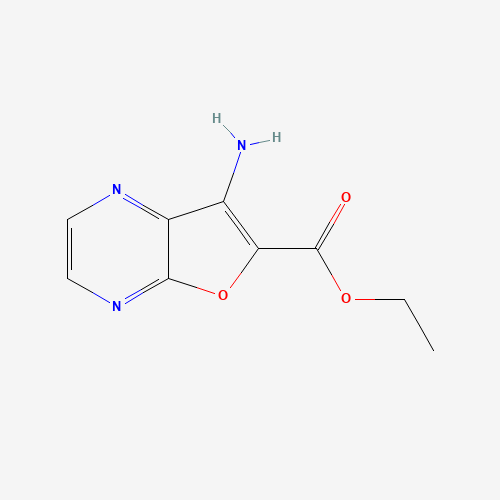 187732-95-2 Furo[2,3-b]pyrazine-6-carboxylic acid,7-amino-,ethyl ester (9CI) chemical structure