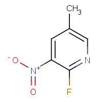 19346-44-2 2-Fluoro-5-methyl-3-nitropyridine chemical structure