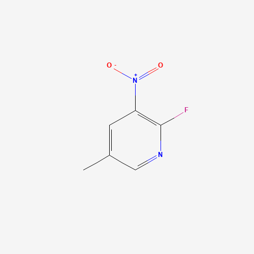 19346-44-2 2-Fluoro-5-methyl-3-nitropyridine chemical structure