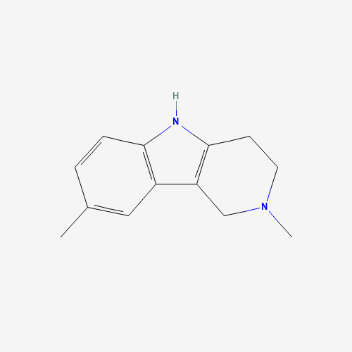 19686-05-6 2,8-Dimethyl-2,3,4,5-tetrahydro-1H-pyrido[4,3-b]indole chemical structure