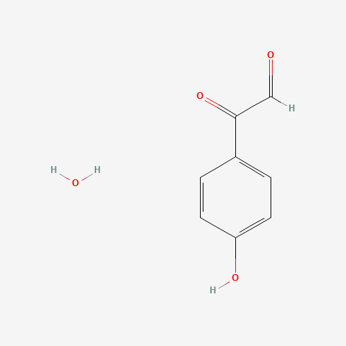 197447-05-5 4-HYDROXYPHENYLGLYOXAL HYDRATE chemical structure