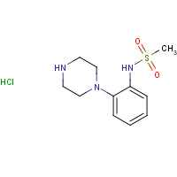 199105-19-6 N-[2-(PIPERAZIN-1-YL)PHENYL]METHYLSULPHONAMIDE HYDROCHLORIDE chemical structure