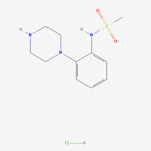 199105-19-6 N-[2-(PIPERAZIN-1-YL)PHENYL]METHYLSULPHONAMIDE HYDROCHLORIDE chemical structure