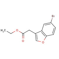 200204-85-9 ethyl 2-(5-bromobenzofuran-3-yl)acetate chemical structure