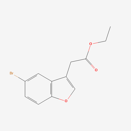 200204-85-9 ethyl 2-(5-bromobenzofuran-3-yl)acetate chemical structure
