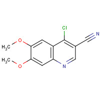214470-55-0 4-CHLORO-6,7-DIMETHOXY-QUINOLINE-3-CARBONITRILE chemical structure