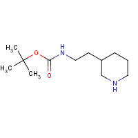 215305-98-9 3-(2-BOC-AMINOETHYL) PIPERIDINE chemical structure