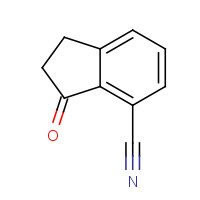 215362-26-8 2,3-dihydro-3-oxo-1H-indene-4-carbonitrile chemical structure