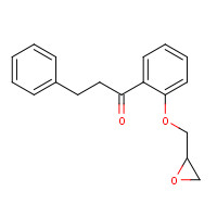22525-95-7 2'-(Oxiranylmethoxy)-3-phenylpropiophenon chemical structure