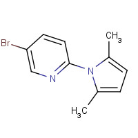 228710-82-5 5-bromo-2-(2,5-dimethyl-1H-pyrrol-1-yl)pyridine chemical structure