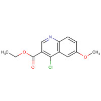 22931-71-1 ethyl 4-chloro-6-methoxy-quinoline-3-carboxylate chemical structure