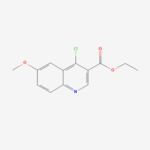 22931-71-1 ethyl 4-chloro-6-methoxy-quinoline-3-carboxylate chemical structure