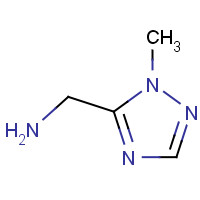 244639-03-0 1-Methyl-1H-1,2,4-triazole-5-methanamine chemical structure