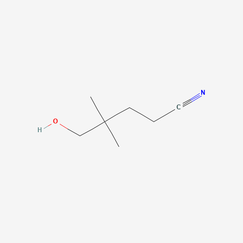 25252-68-0 5-hydroxy-4,4-dimethylvaleronitrile chemical structure