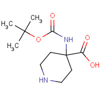 252720-31-3 N-BOC-AMINO-PIPERIDINYL-1,1-CARBOXYLIC ACID chemical structure
