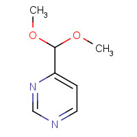 25746-87-6 4-(DIMETHOXYMETHYL)PYRIMIDINE chemical structure