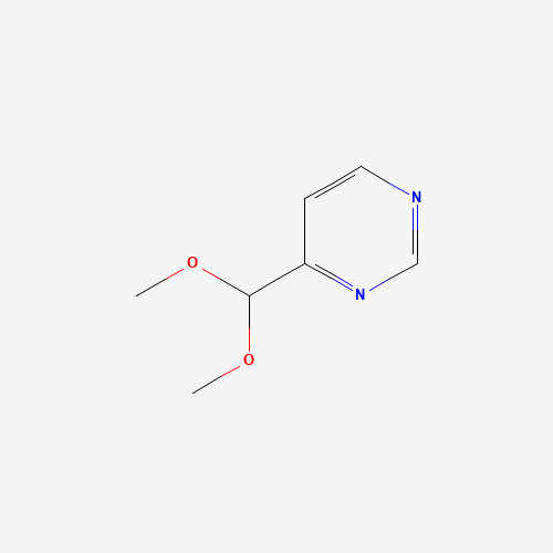 25746-87-6 4-(DIMETHOXYMETHYL)PYRIMIDINE chemical structure