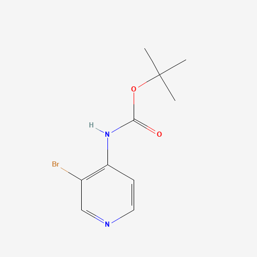 257937-08-9 (3-BROMO-PYRIDIN-4-YL)-CARBAMIC ACID TERT-BUTYL ESTER chemical structure