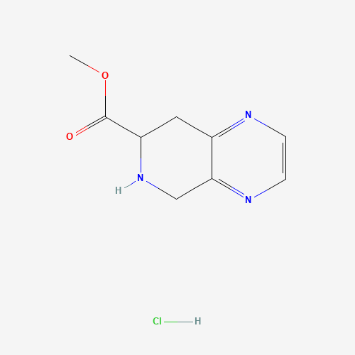 264624-28-4 methyl 5,6,7,8-tetrahydropyrido[4,3-b]pyrazine-7-carboxylate hydrochloride chemical structure