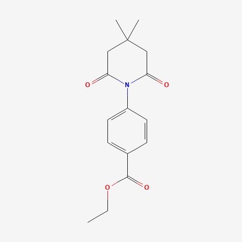 279692-23-8 Ethyl 4-(4,4-dimethyl-2,6-dioxopiperidin-1-yl)benzoate chemical structure