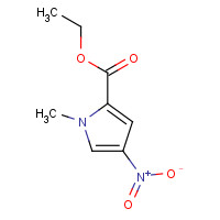 2853-29-4 1-METHYL-4-NITRO-1H-PYRROLE-2-CARBOXYLIC ACID ETHYL ESTER chemical structure