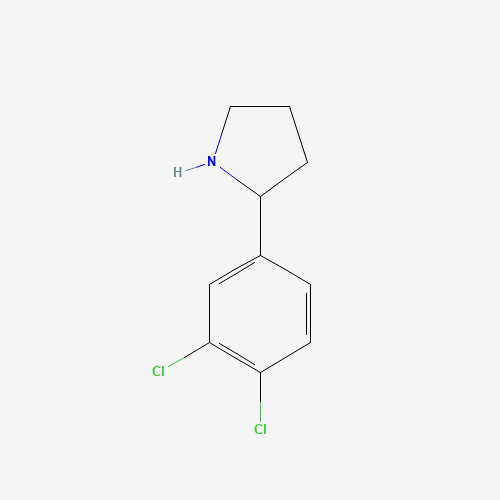 298690-82-1 2-(3,4-DICHLOROPHENYL)PYRROLIDINE chemical structure