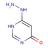 29939-37-5 4(1H)-Pyrimidinone,6-hydrazino-(9CI) chemical structure